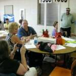 Joyce Peel Metcalf and Rick Hite at registration 